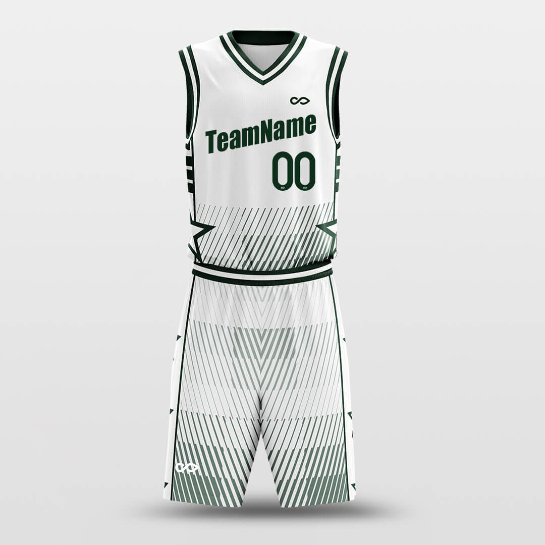 Energy increment greeen custom basketball jersey