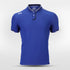 Blue Adult Stand Collar Polo for Team