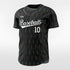 Meteor Shower Men Button Down Baseball Jersey