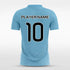 Blue Custom Soccer Uniform