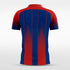 Blue&Red Sublimated Jersey Design
