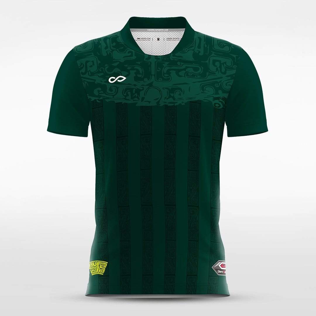 Green Stripe Soccer Shirts