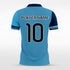 Blue Custom Soccer Uniform