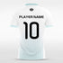 White Custom Soccer Uniform
