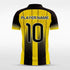 Yellow&Black Custom Soccer Uniform
