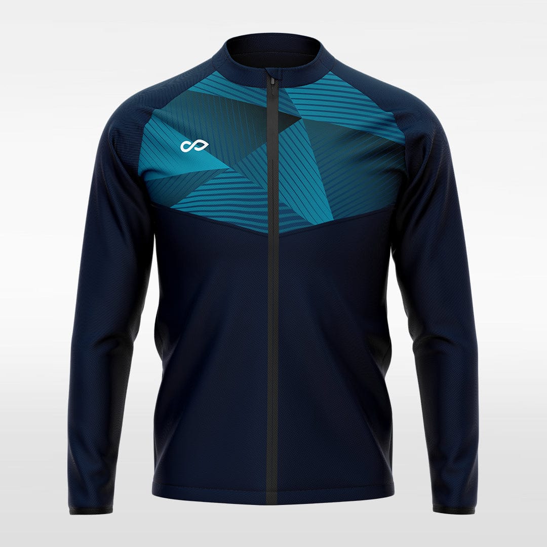Poseidon Customized Full-Zip Jacket Design Navy
