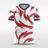 White Cracks Soccer Jersey