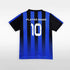Blue Stripe Soccer Jersey Design