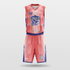 Pink Custom Basketball Uniform