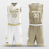 White and Yellow Basketball Jerseys