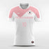 White&Pink Peak Soccer Jersey