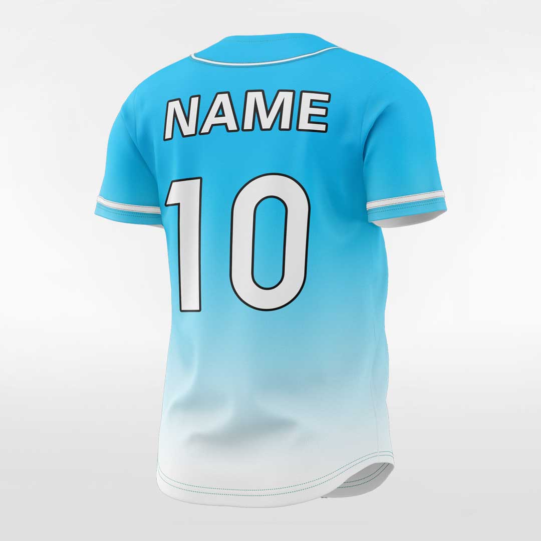 Blue Custom Baseball Jersey