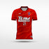 Red Tranquility Soccer Jersey
