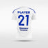 Custom White Kid's Sublimated Soccer Jersey