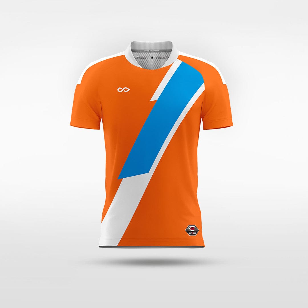 Custom Orange Kid's Soccer Jersey