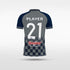 Custom Grey Kid's Sublimated Soccer Jersey