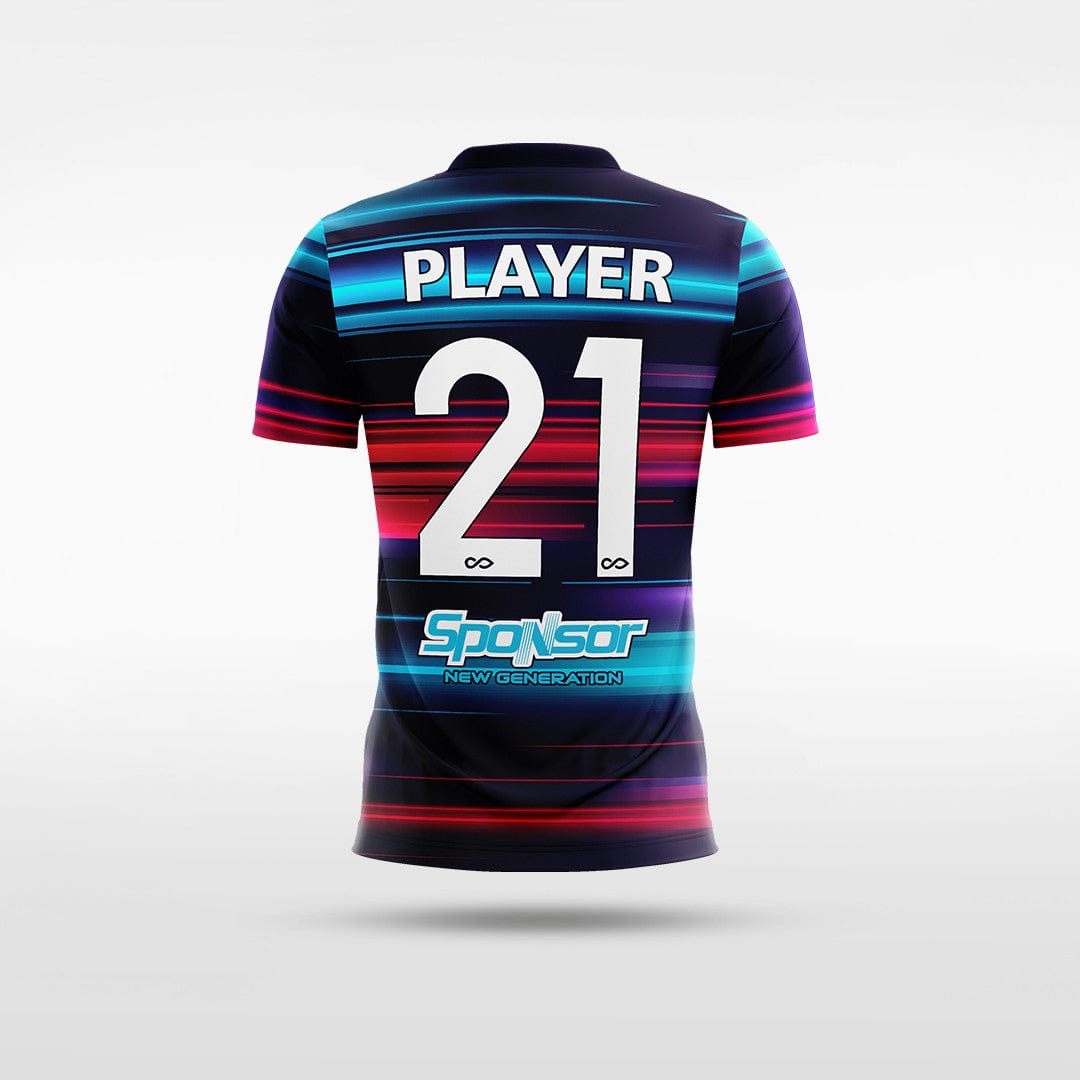 Custom Black Kid's Sublimated Soccer Jersey