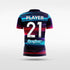 Custom Black Kid's Sublimated Soccer Jersey