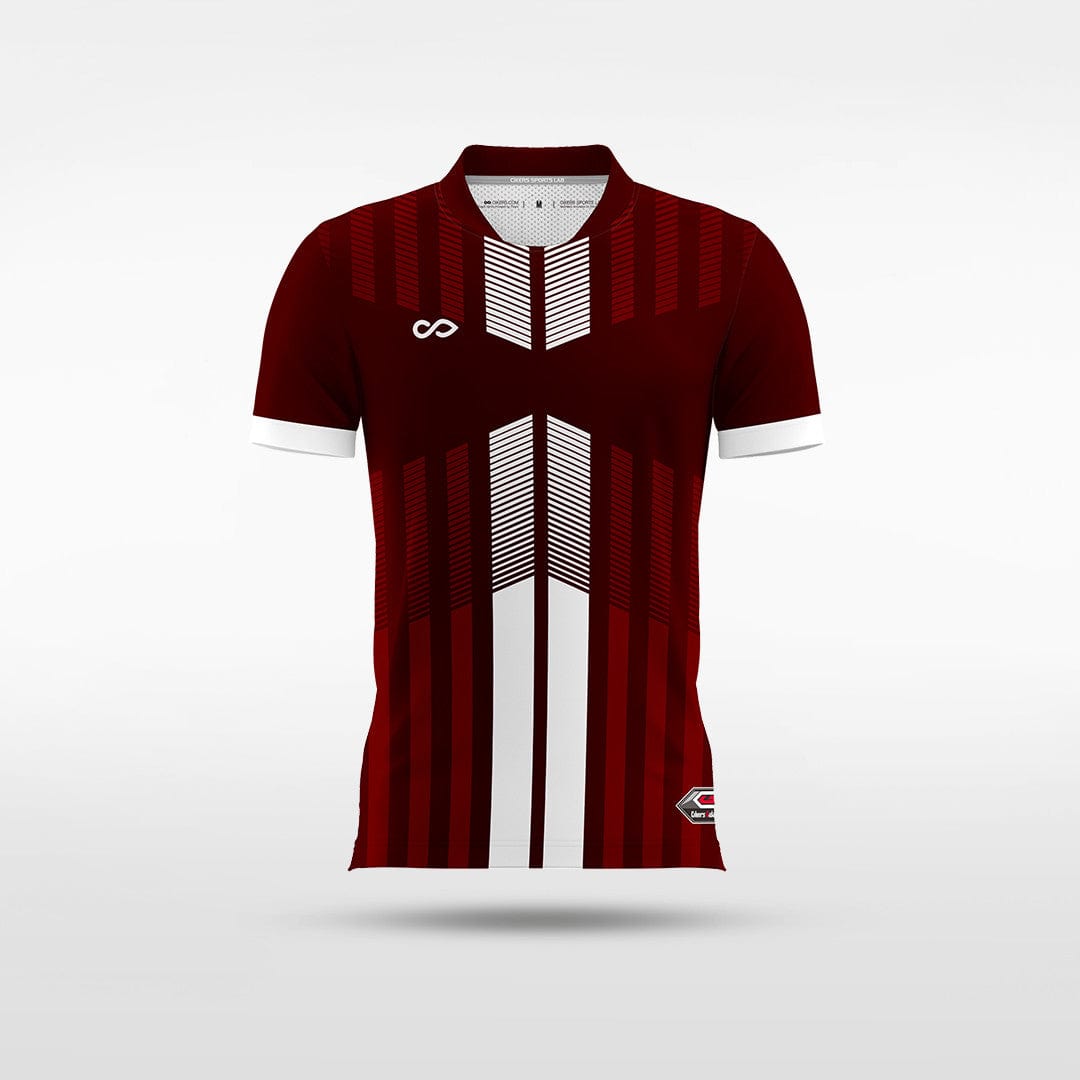 Custom Red Kid's Soccer Jersey