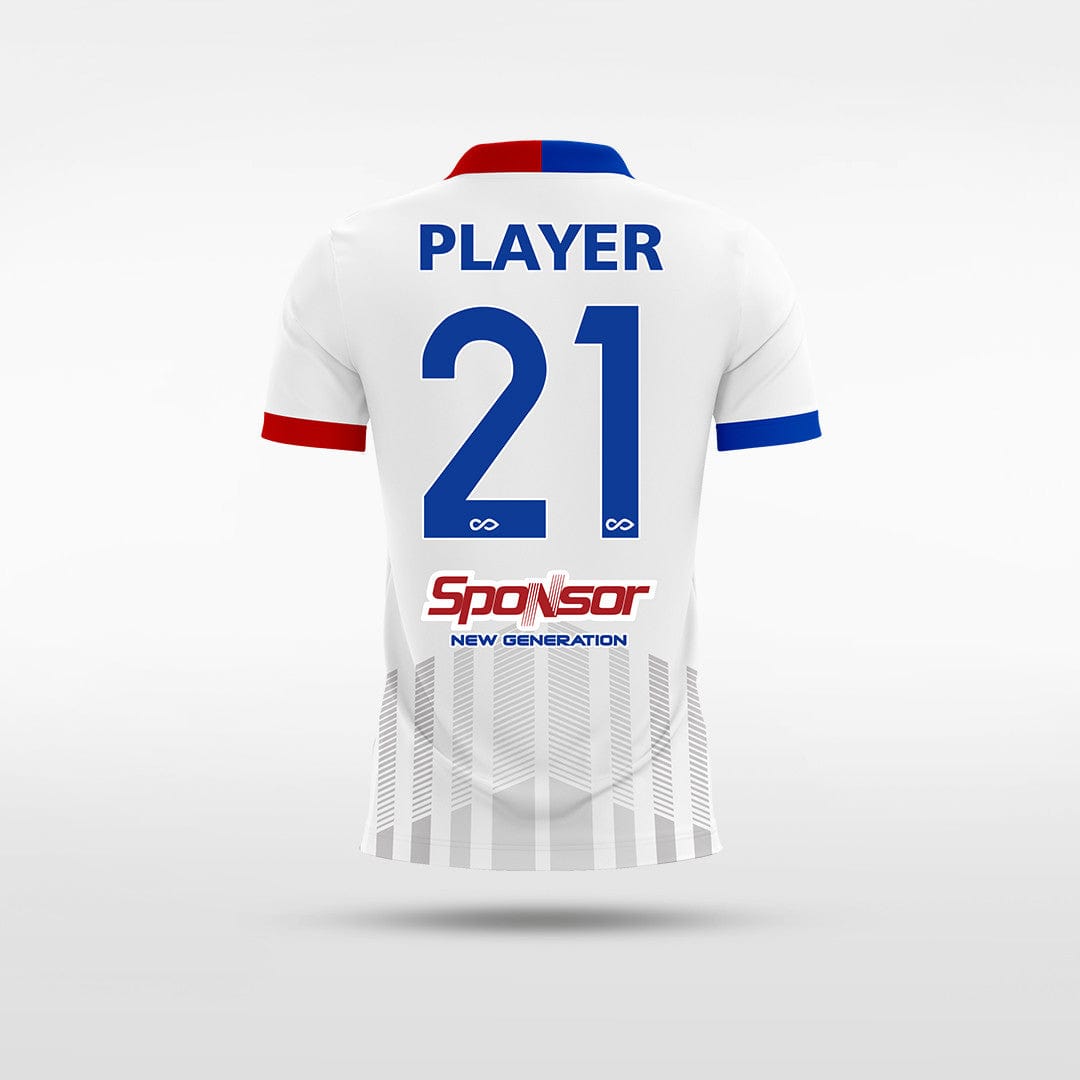 Custom White Kid's Sublimated Soccer Jersey