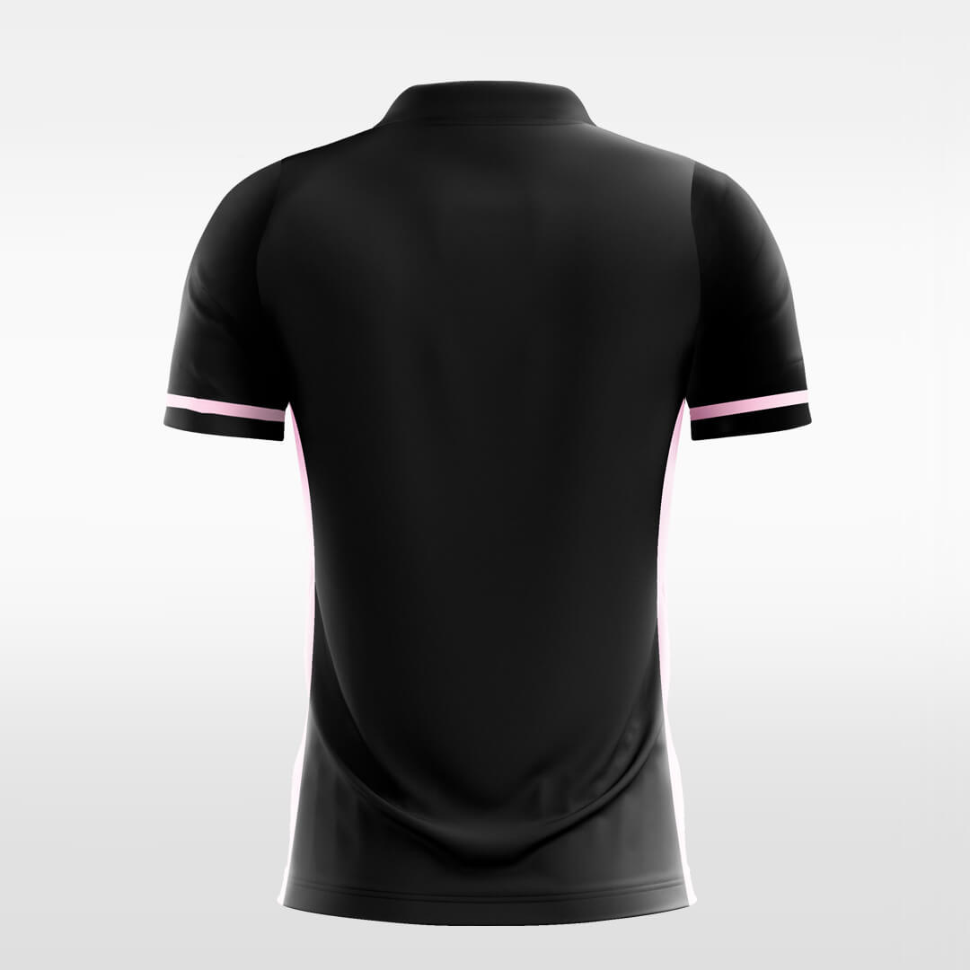 black Custom Soccer Jersey 