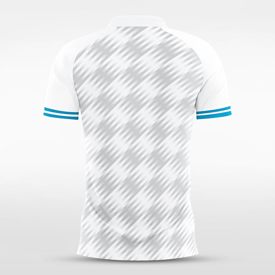 White Men's Team Soccer Jersey Design