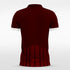 Custom Maroon Red Men's Sublimated Soccer Jersey