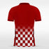 Red Plaid Men Football Shirts