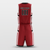 Red Hero Customized Basketball Set