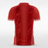 Red Men's Team Soccer Jersey Design