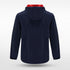 Navy Blue Custom Dragon Vein Winter Jacket