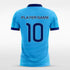 Blue Sublimated Soccer Jersey