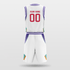 white Custom Basketball Uniform