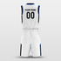 Custom White Tiger Basketball Uniform