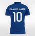 Blue Custom Soccer Uniform