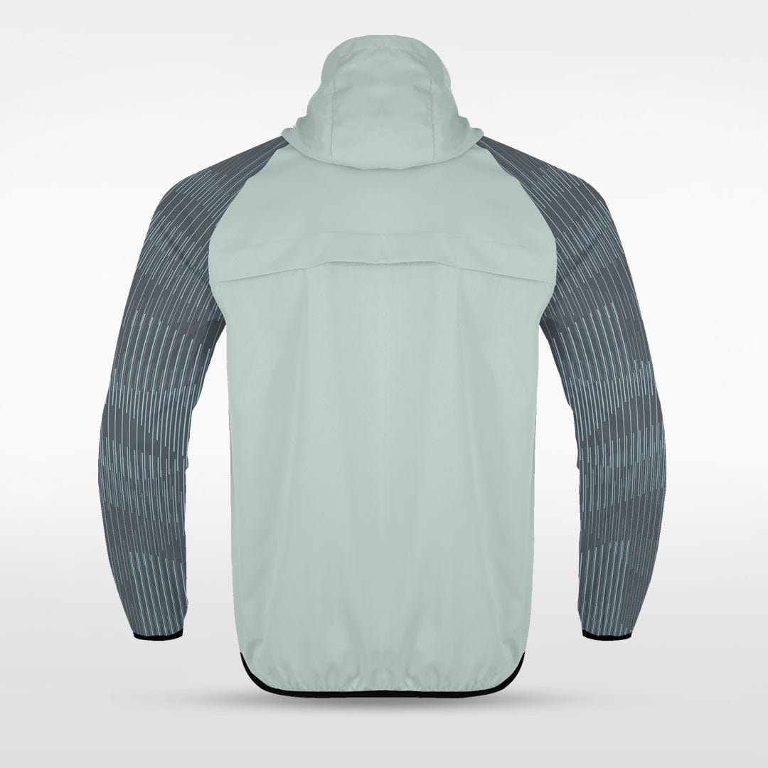 Grey Embrace Orbit Full-Zip Jacket Custom 