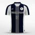 Black and White Men Football Shirts