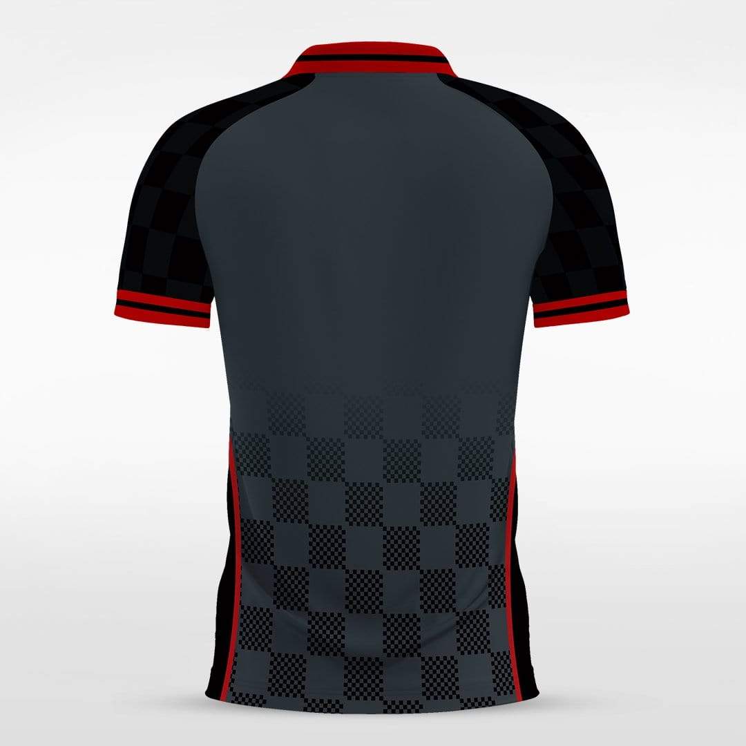 Black Plaid Sublimated Soccer Jersey