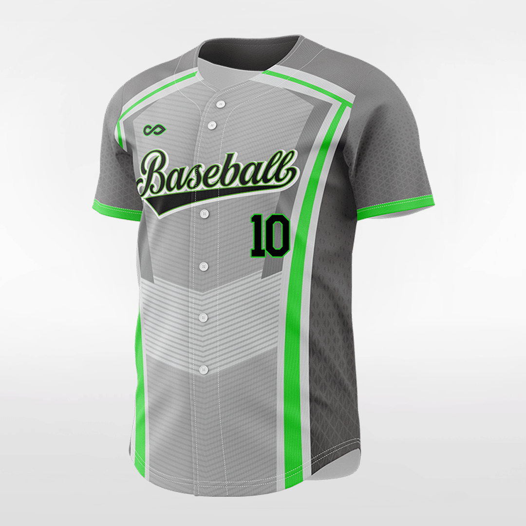 Ultra-Modern Men Button Down Baseball Jersey
