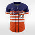 Red and Blue Custom Baseball Jersey