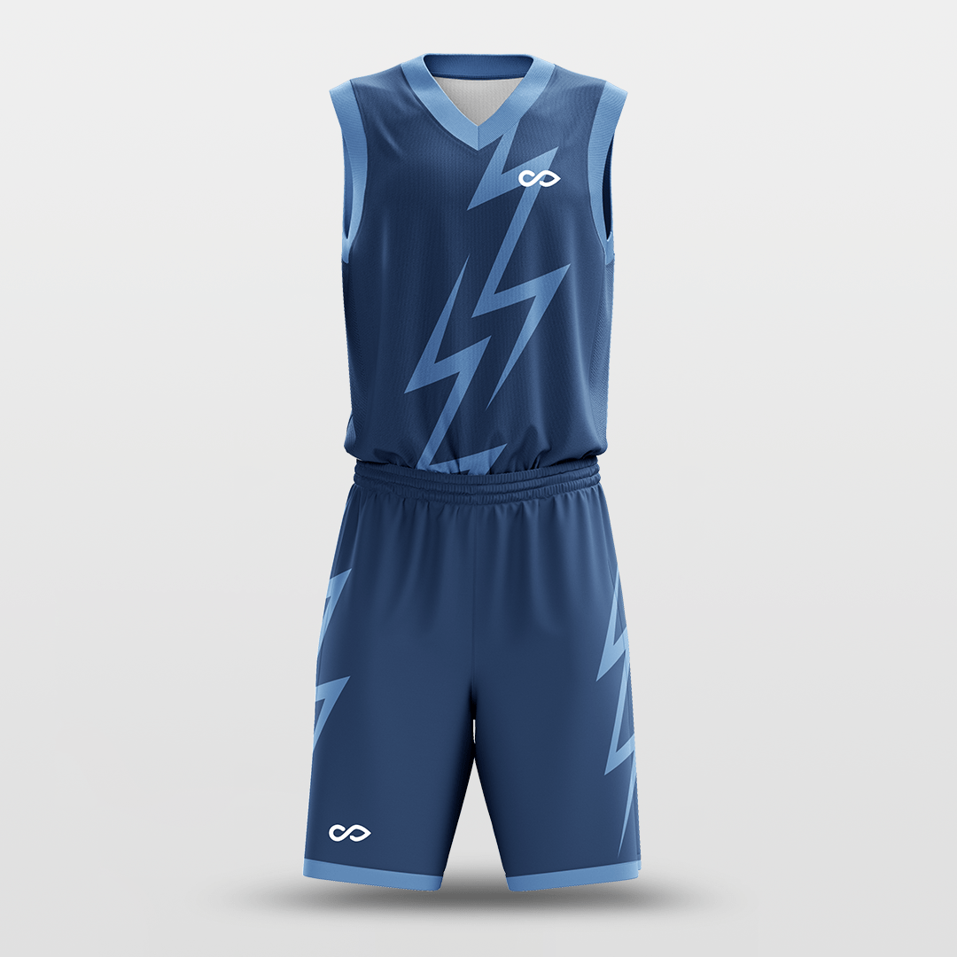 Blue Thunder Customized Basketball Set