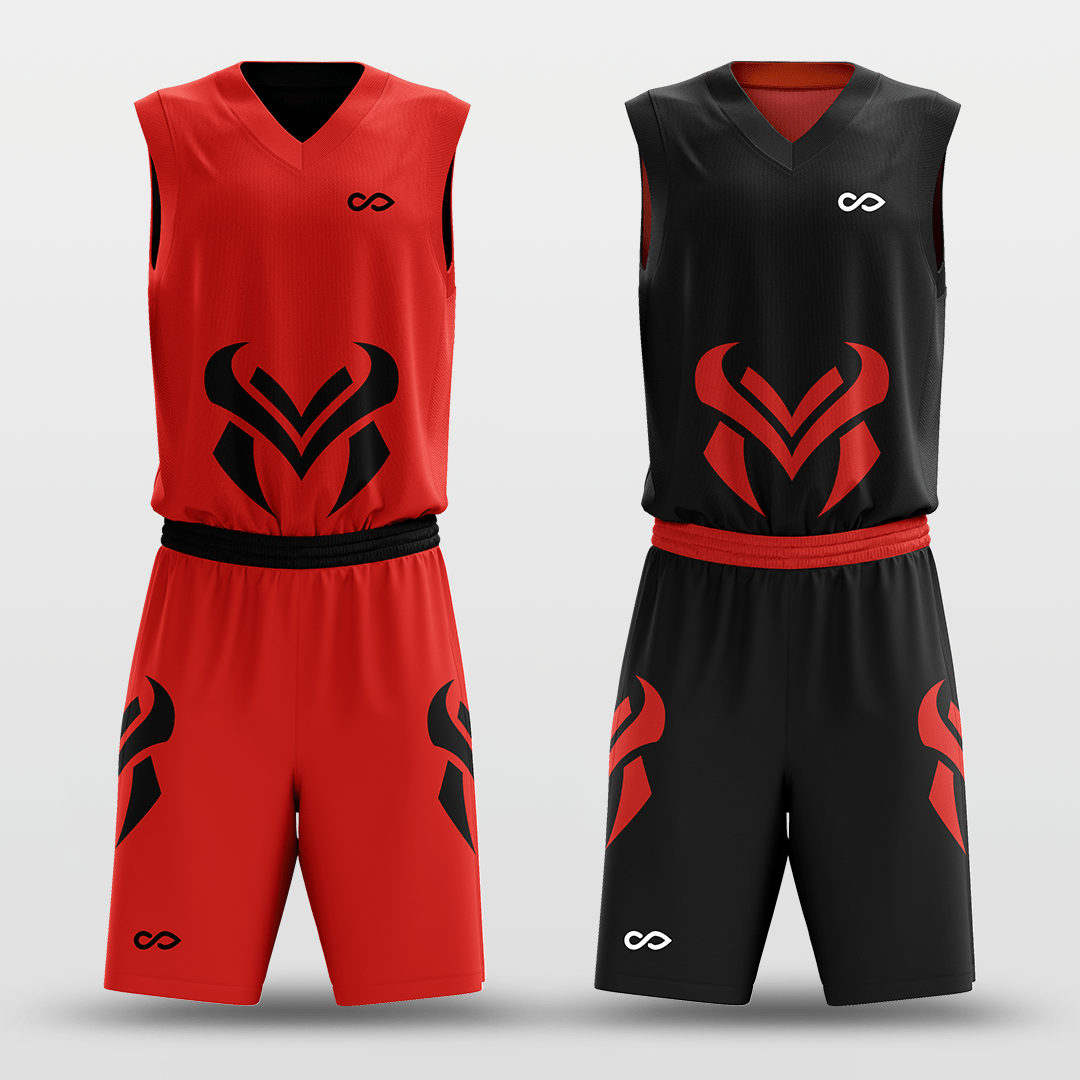 Bull Sublimated Basketball Set