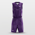 Latitude and Longitude Basketball Set Design Purple