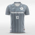 Gray Stripe Men Soccer Jersey