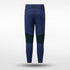 Navy Blue Custom Adult Training Pants Design