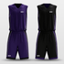 Black&Purple Classic20 Sublimated Basketball Set