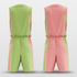 Pink&Green Classic32 Reversible Basketball Set