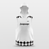Black&White Basketball Sleeveless Hoodies