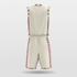 White Sublimated Basketball Set