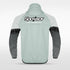 Grey Embrace Splash Full-Zip Jacket Design